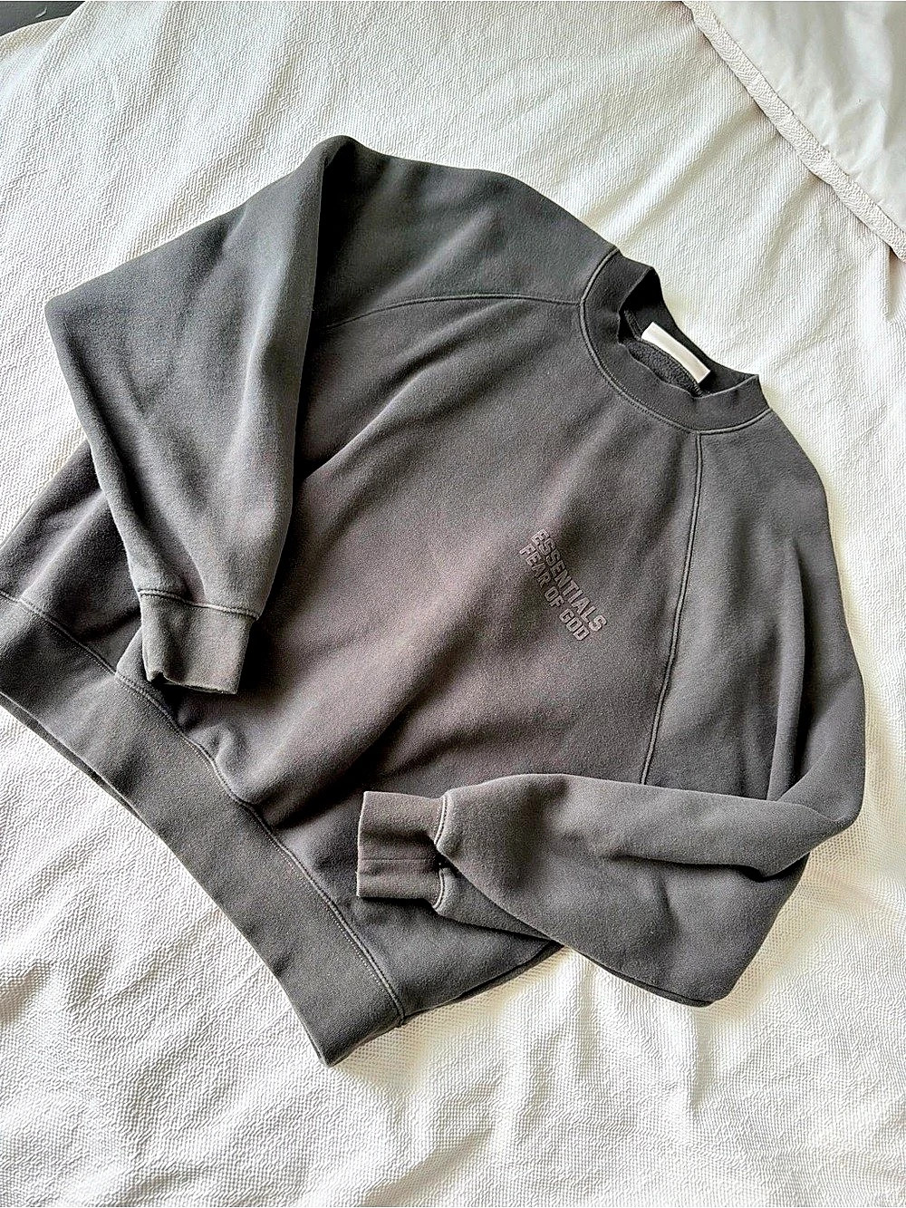 Fear of God Essentials Crewneck Sweatshirt Gray Crewneck Size Small